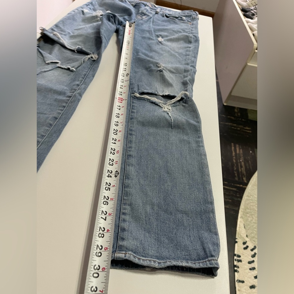 Madewell Slim Boy Jean Distressed  Size 29 - Picture 6 of 6